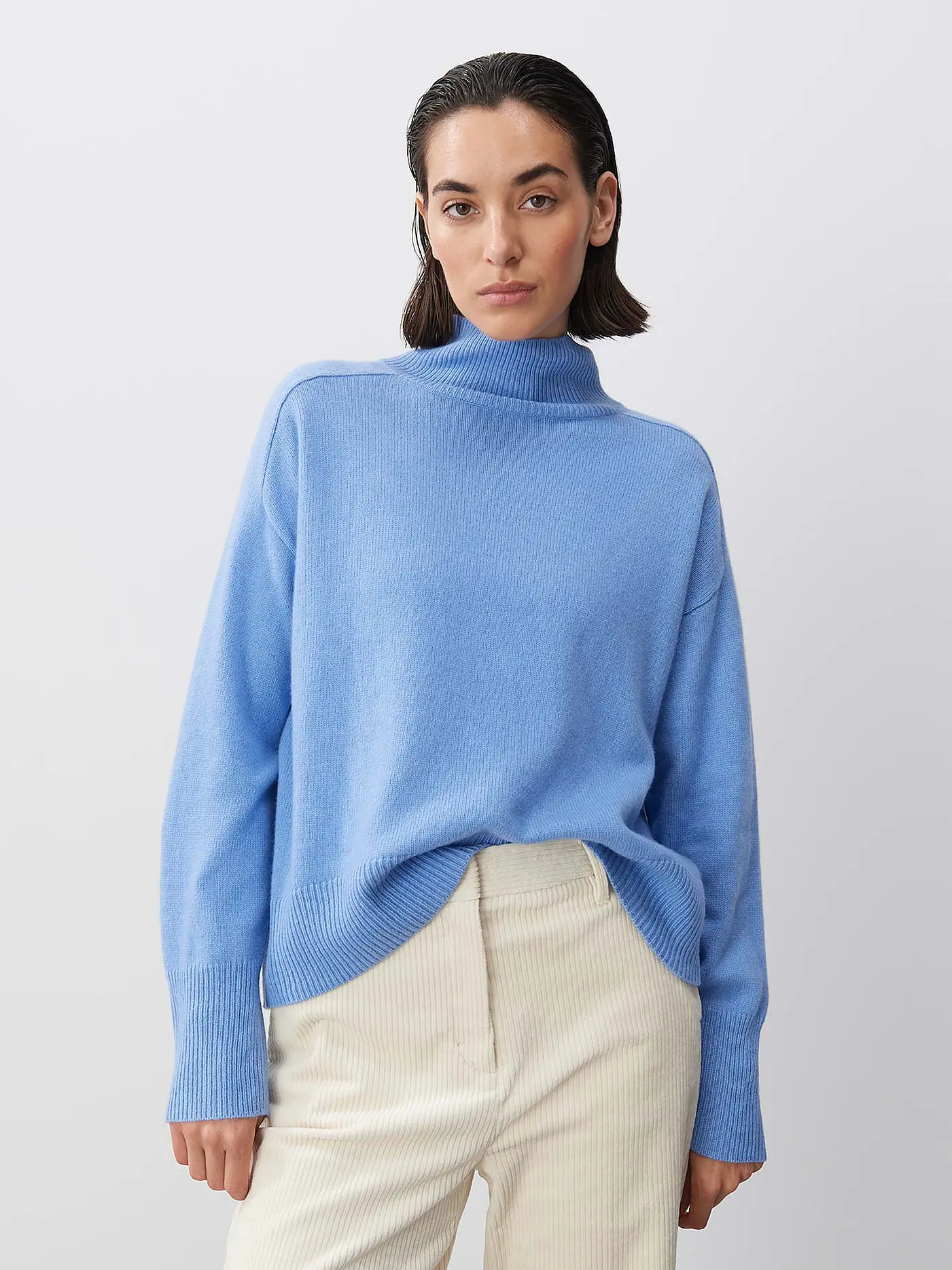 SOMEDAY | Rollkragenpullover TULIA | blau